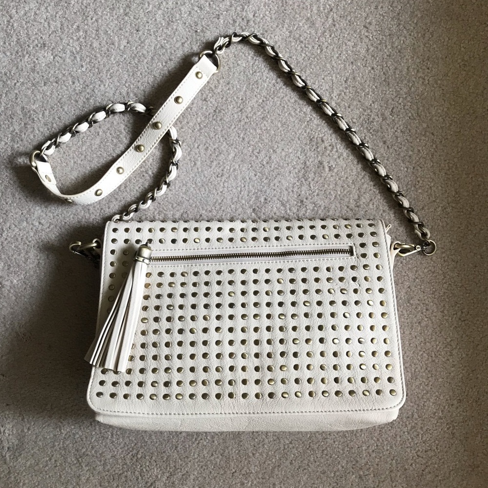 NWOT❣️Leather Beige Purse